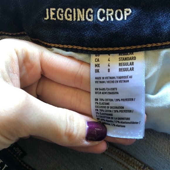 AE Jeggings Crop Size 4 - Picture 3 of 3